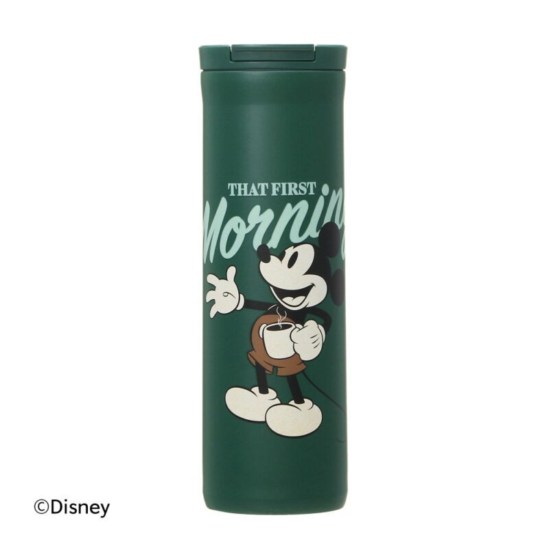 DISNEY Mickey フリップリッドステンレスボトル グリーン 473ml