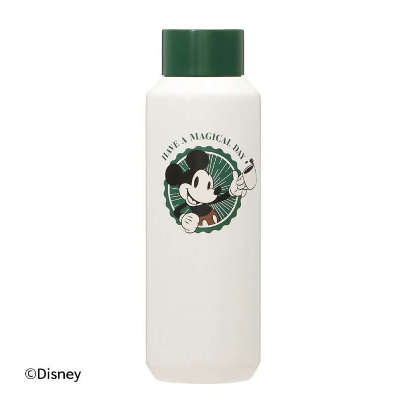 DISNEY Mickey スクリューリッドステンレスボトル ホワイト473ml