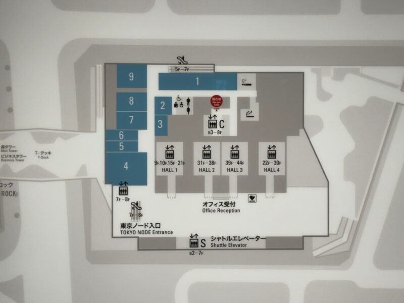 虎ノ門ヒルズステーションタワー 7階フロアマップ