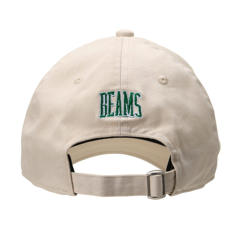 BEAMS ベースボールキャップ College Design ベージュ