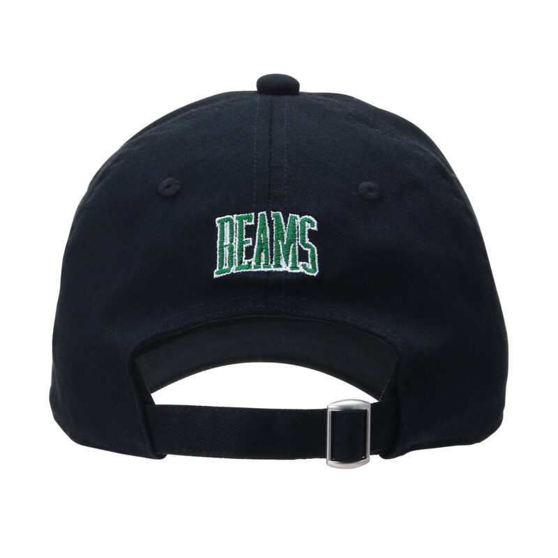 BEAMS ベースボールキャップ College Design ネイビー