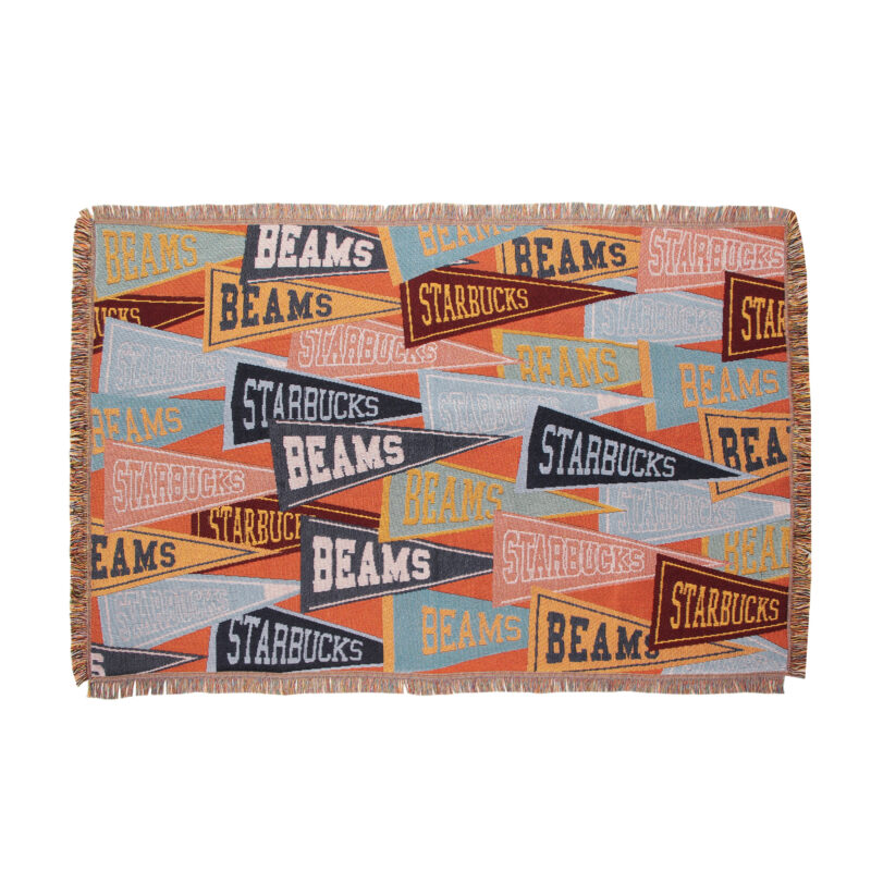 BEAMS スローケット Pennant Design オレンジ