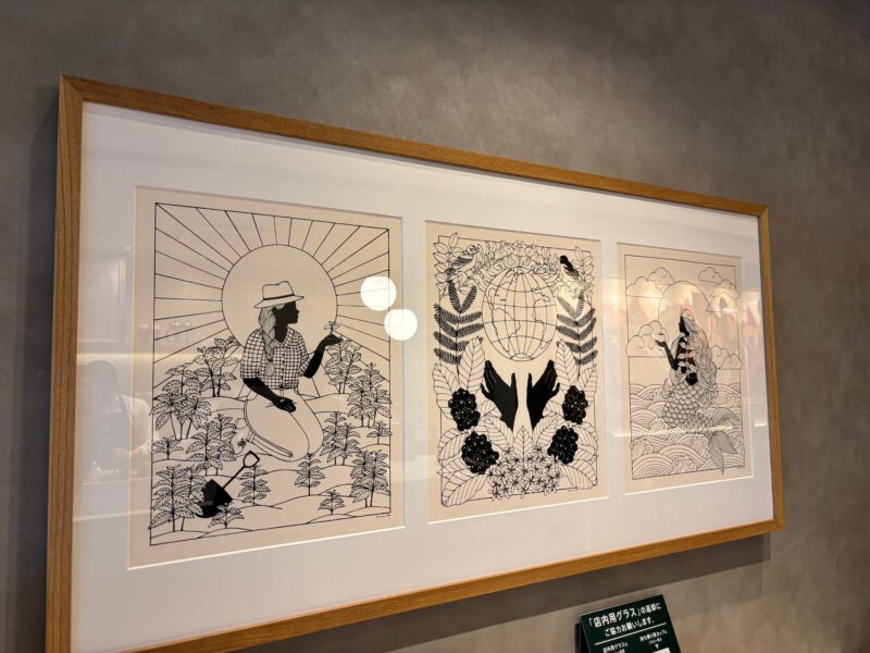 Olive LOUNGE 高円寺店の壁画スペース